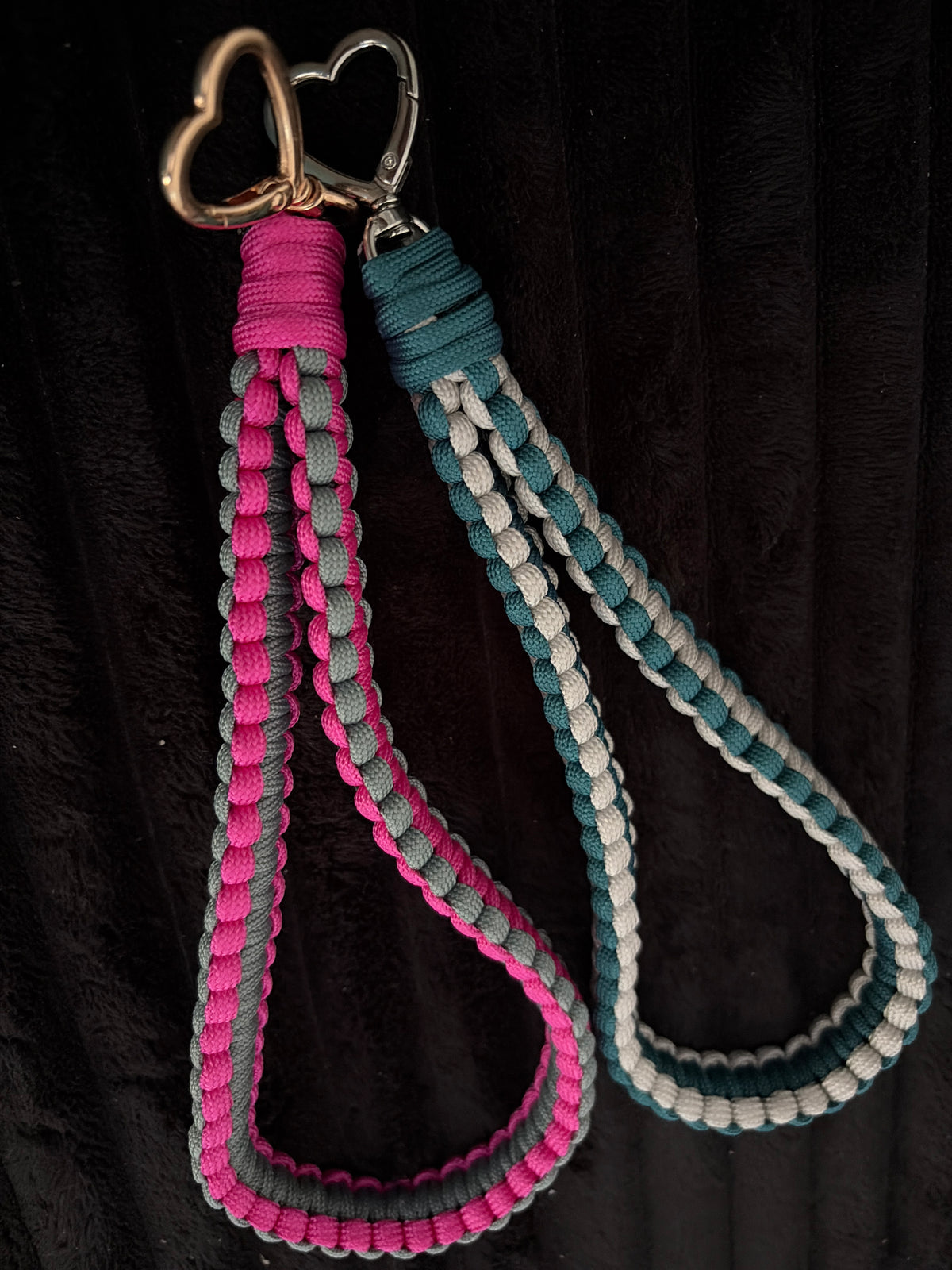Handmade key wristlet