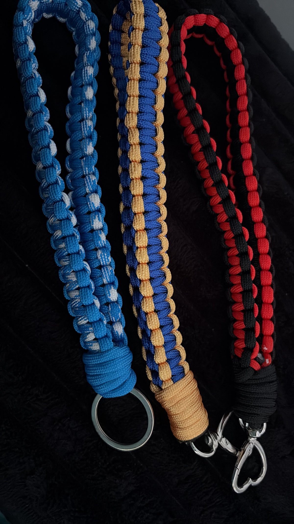 Handmade key wristlet