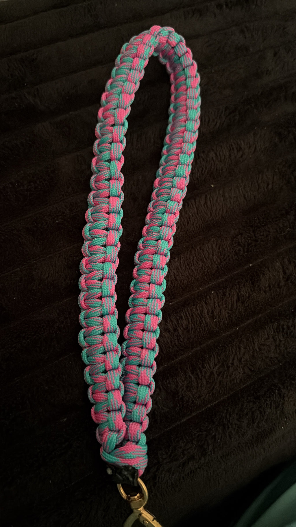 Handmade key wristlet