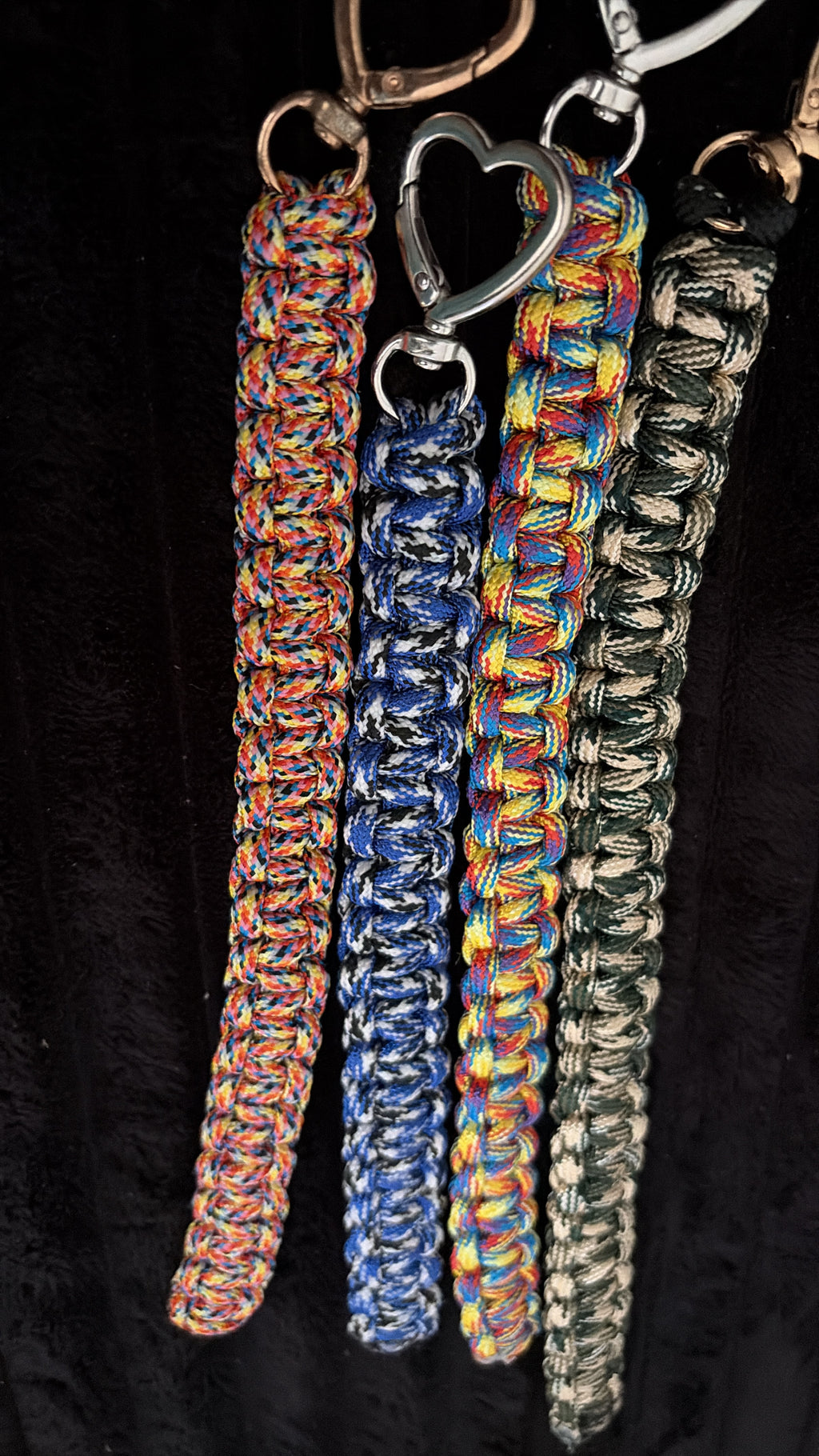 Handmade key wristlet