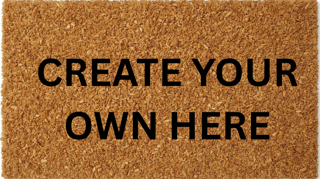 Create your own door mat