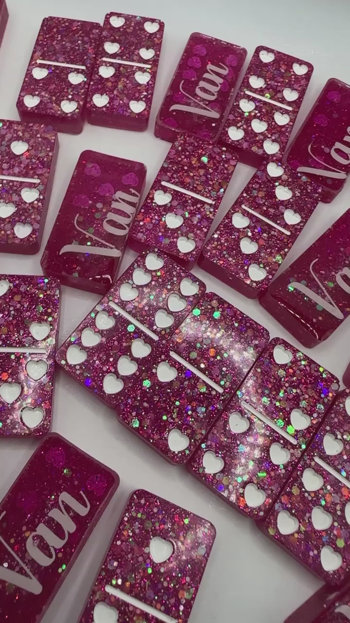 Custom HEART Dominos